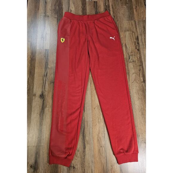 PUMA Other - Puma Ferrari Race Red Rossa Corsa Joggers / Sweat Pants Size M NWT